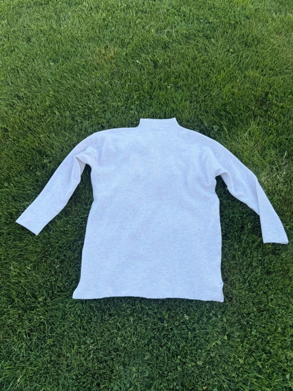 World Market Pastel Speckled Mock Neck Sweater Tunic Women’s Oversized Cozy Knit - Picture 5 of 10